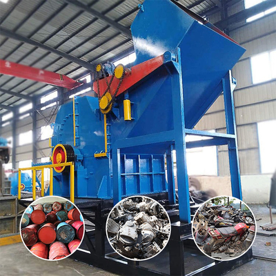 quality 380 فولت الصناعة الخردة المعدنية مطحنة المطرقة لتحطيم الألواح الحديدية factory